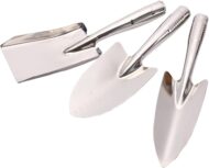 Heavy Duty Stainless Steel Garden Trowel Set for Planting, Digging and Weeding - Image 2
