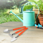 Mini Stainless Steel Garden Tool Set with Rake, Trowel and Shovel for Planting